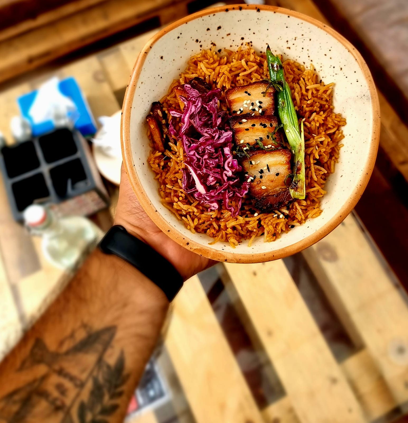 Fine dining restaurant interior